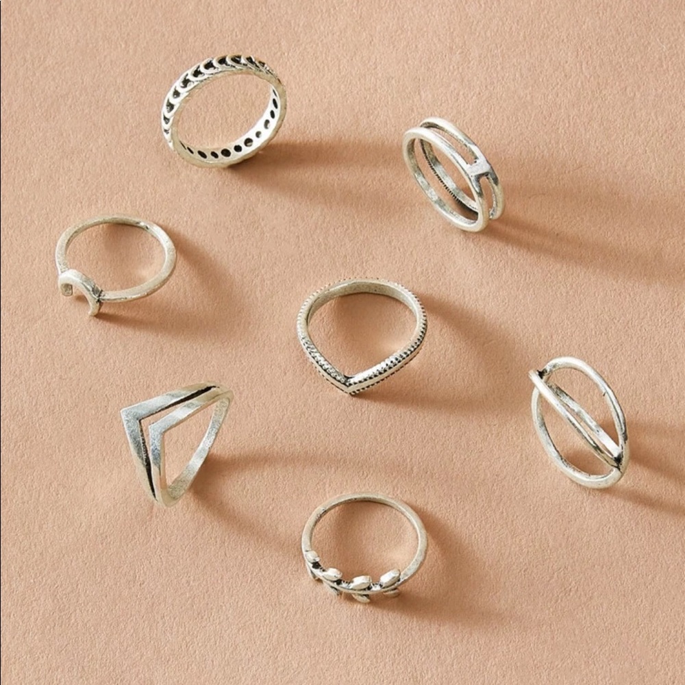 • Jayla • 7 Pc. Ring Set - Picture 3 of 4